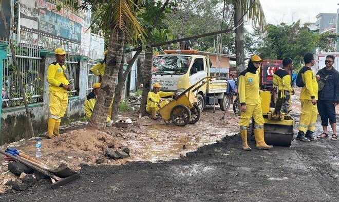 Usai Viral di Medsos, Pemprov Jakarta Perbaiki Jalan Akses Masuk SMK Cengkareng 2