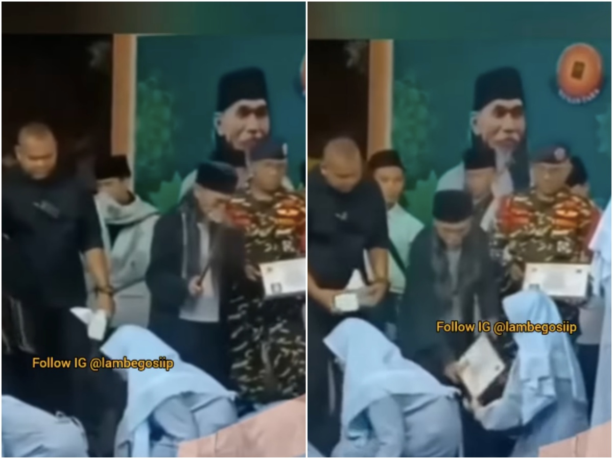 Viral Santriwati Cium Kaki Abuya Mama Ghufron yang Pernah Mengaku Bisa Bahasa Semut, Tuai Kecaman Netizen